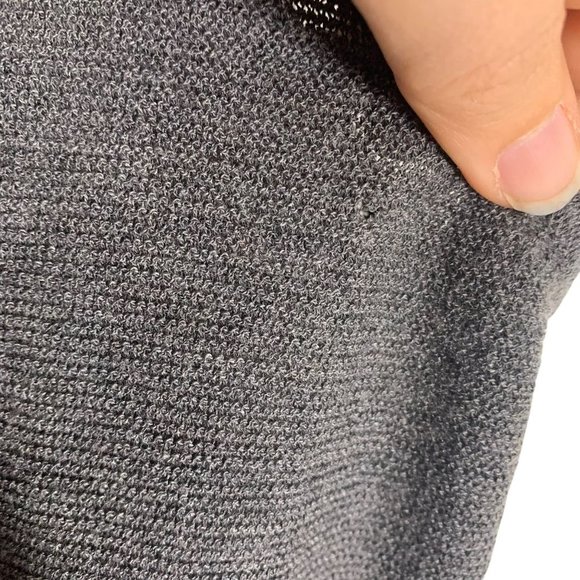 Eileen Fisher Dark Grey Wool Sleeveless Loose Knit Tank Top Medium - Picture 8 of 8